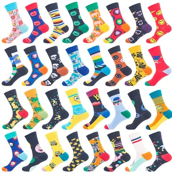 PEONFLY New 2020 Autumn Men Cartoon Funny Happy Socks Casual Cute Anime Character Calcetines Casual Harajuku Combed Cotton Socks
PEONFLY New 2020 Autumn Men Cartoon Funny Happy Socks Casual Cute Anime Character Calcetines Casual Harajuku Combed Cotton Socks