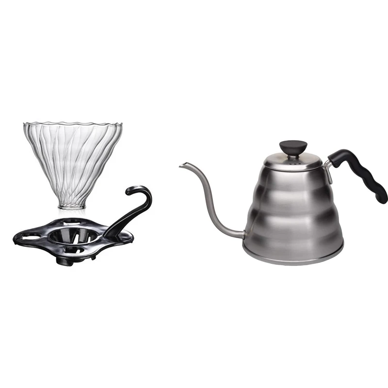 Premium Pour over Coffee Kettle with for Gooseneck Tea Kettle - Stainless Steel & Glass Coffee Dripper Clever Coffee Filter Glas
Premium Pour over Coffee Kettle with for Gooseneck Tea Kettle - Stainless Steel & Glass Coffee Dripper Clever Coffee Filter Glas