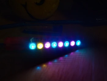 2019 8 channel WS2812 5050 RGB LED lights built-in full color-driven development board
2019 8 channel WS2812 5050 RGB LED lights built-in full color-driven development board