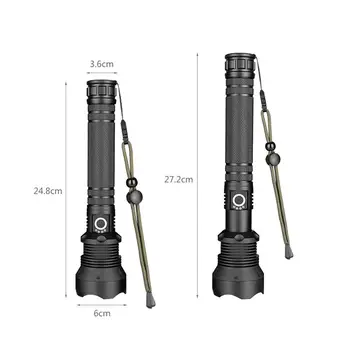 Ultra Bright XHP70.2 Most Powerful Flashlight XHP90.2 USB Zoom Led Torch Xlamp XHP50 18650 or 26650 Rechargeable Battery
Ultra Bright XHP70.2 Most Powerful Flashlight XHP90.2 USB Zoom Led Torch Xlamp XHP50 18650 or 26650 Rechargeable Battery