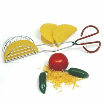 4YANG New Norpro Taco Shell Maker Press Tortilla Fryer Tongs Plated Steel 13" Long Kitchen Tools
4YANG New Norpro Taco Shell Maker Press Tortilla Fryer Tongs Plated Steel 13" Long Kitchen Tools