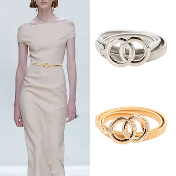 Elastic Women Belts Gold Silver Chain Waist Belts Metal Plate Female Dress Belts Ladies Thin Stretch Waistband ceinture femme
Elastic Women Belts Gold Silver Chain Waist Belts Metal Plate Female Dress Belts Ladies Thin Stretch Waistband ceinture femme