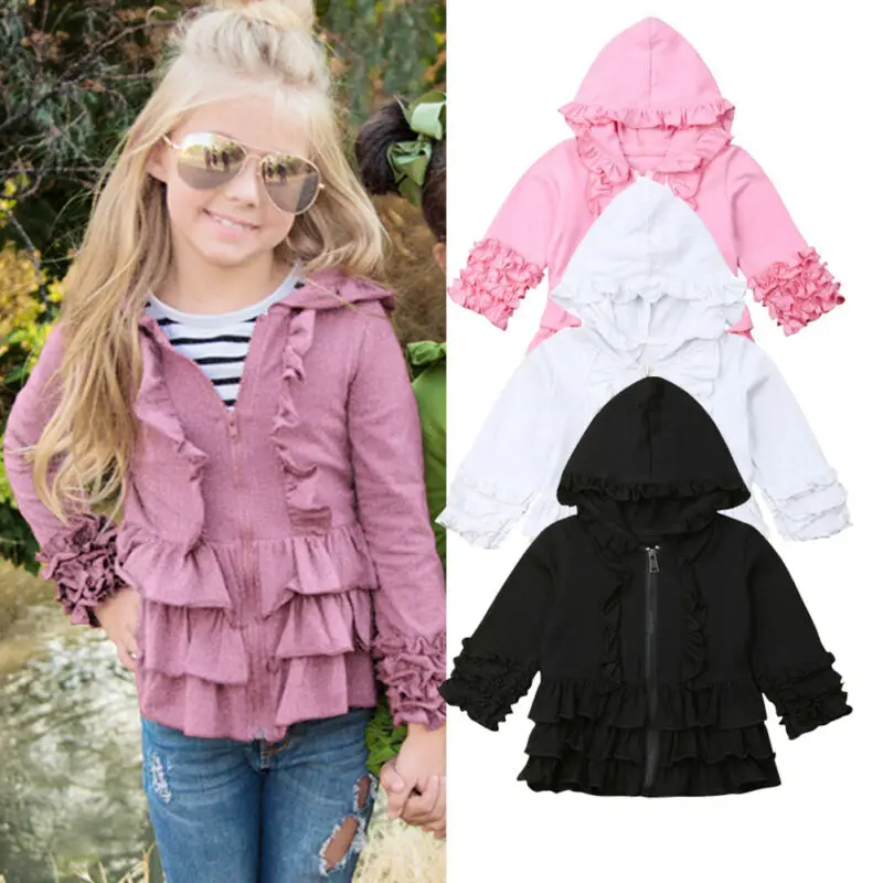 Kids Baby Toddler Girl Hooded Coat Jacket Casual Windproof Zipper Outerwear 
Kids Baby Toddler Girl Hooded Coat Jacket Casual Windproof Zipper Outerwear