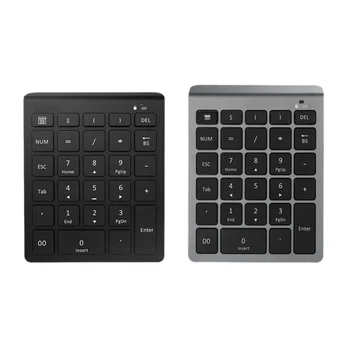 2.4GHz Wireless Numeric Keypad 28 Keys Numpad Digital Keyboard Number Pad for Accounting Teller Windows Android Tablet Laptop
2.4GHz Wireless Numeric Keypad 28 Keys Numpad Digital Keyboard Number Pad for Accounting Teller Windows Android Tablet Laptop