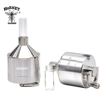 HORNET 4 Parts 44MM/56MM Aluminum Metal Grinder Tobacco Herb Crusher Grinder with Glass Snuff Snorter Bottle
HORNET 4 Parts 44MM/56MM Aluminum Metal Grinder Tobacco Herb Crusher Grinder with Glass Snuff Snorter Bottle