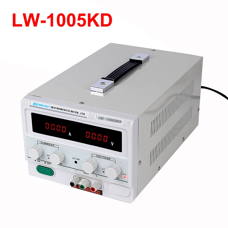 LW-1005KD High Power DC Power Supply Laboratory Regulator Variable Desktop Switching Power Supply Adjustable Control Dual LED
LW-1005KD High Power DC Power Supply Laboratory Regulator Variable Desktop Switching Power Supply Adjustable Control Dual LED