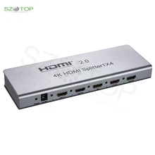 4K HDMI 2.0 Splitter 1X4 Full HD 1080p IR Extension HDMI Splitter Split 1 in 4 Out RS232 Support 3D Video EDID For HDTV DVD
4K HDMI 2.0 Splitter 1X4 Full HD 1080p IR Extension HDMI Splitter Split 1 in 4 Out RS232 Support 3D Video EDID For HDTV DVD