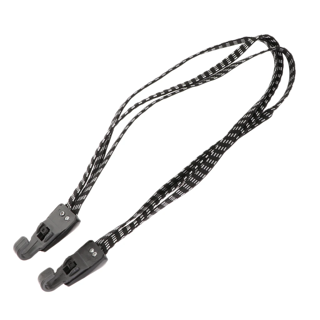 78cm/30inches Elastic Bicycle Rope, Flat Bungee Cord with Hooks 78cm/30inches Elastic Bicycle Rope, Flat Bungee Cord with Hooks