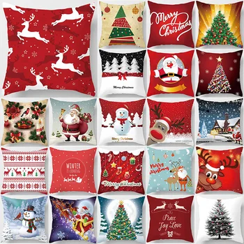 Christmas snowmen trees deer pillow case two sides pattern pillow cases cover square pillow covers size 60*60cm
Christmas snowmen trees deer pillow case two sides pattern pillow cases cover square pillow covers size 60*60cm