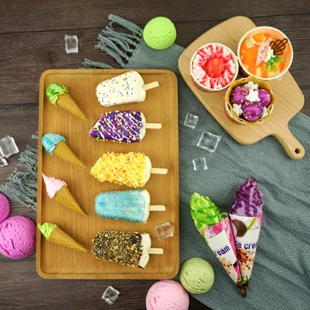 Simulation ice cream cone fake fruit crispy ice cream model Photo Props bar display
Simulation ice cream cone fake fruit crispy ice cream model Photo Props bar display