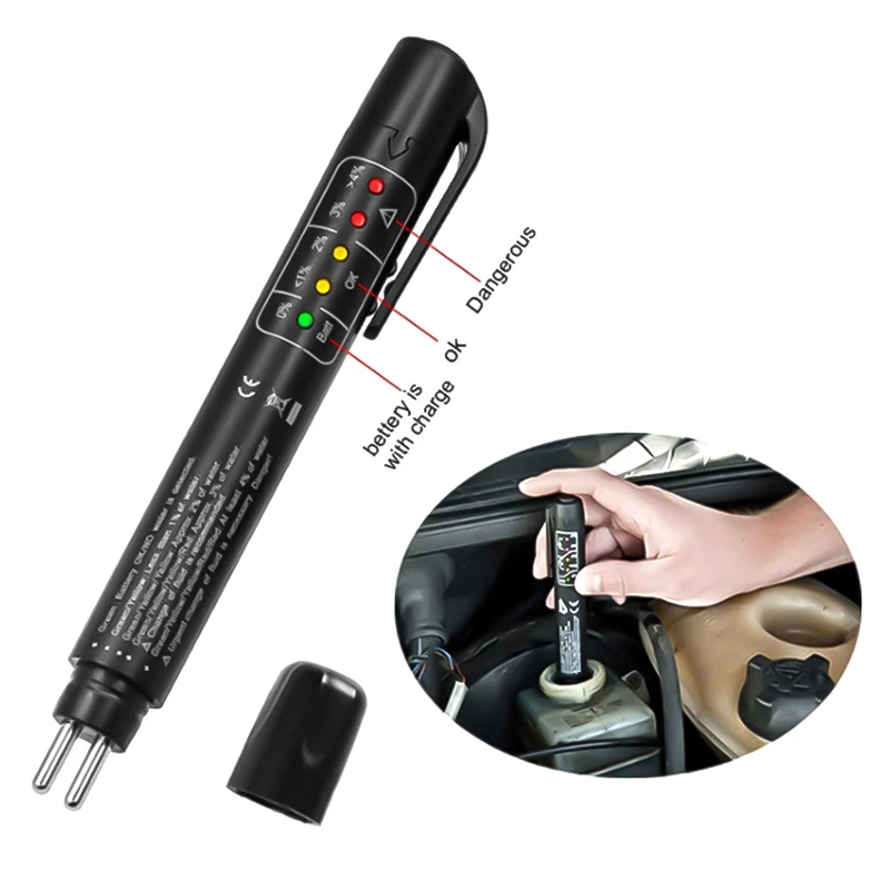 Auto Car Liquid Testing Brake Fluid Tester Check Car Oil Brake Detection Pen Diagnostic Tools
Auto Car Liquid Testing Brake Fluid Tester Check Car Oil Brake Detection Pen Diagnostic Tools