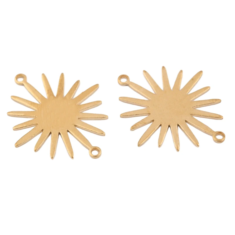 20pcs Raw Brass Sunflower Connectors Sun Charms Earrings Linker Diy For Jewelry Making Accessories Crafts Bracelets Findings
20pcs Raw Brass Sunflower Connectors Sun Charms Earrings Linker Diy For Jewelry Making Accessories Crafts Bracelets Findings