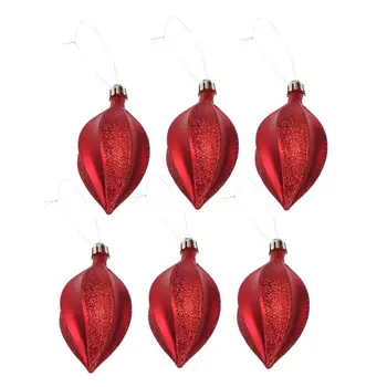 6Pcs Christmas Ball Decorative Peach Shape Portable Christmas Tree Pendants Door Hanging Layout Decor Props for Home Cafe Store 
6Pcs Christmas Ball Decorative Peach Shape Portable Christmas Tree Pendants Door Hanging Layout Decor Props for Home Cafe Store