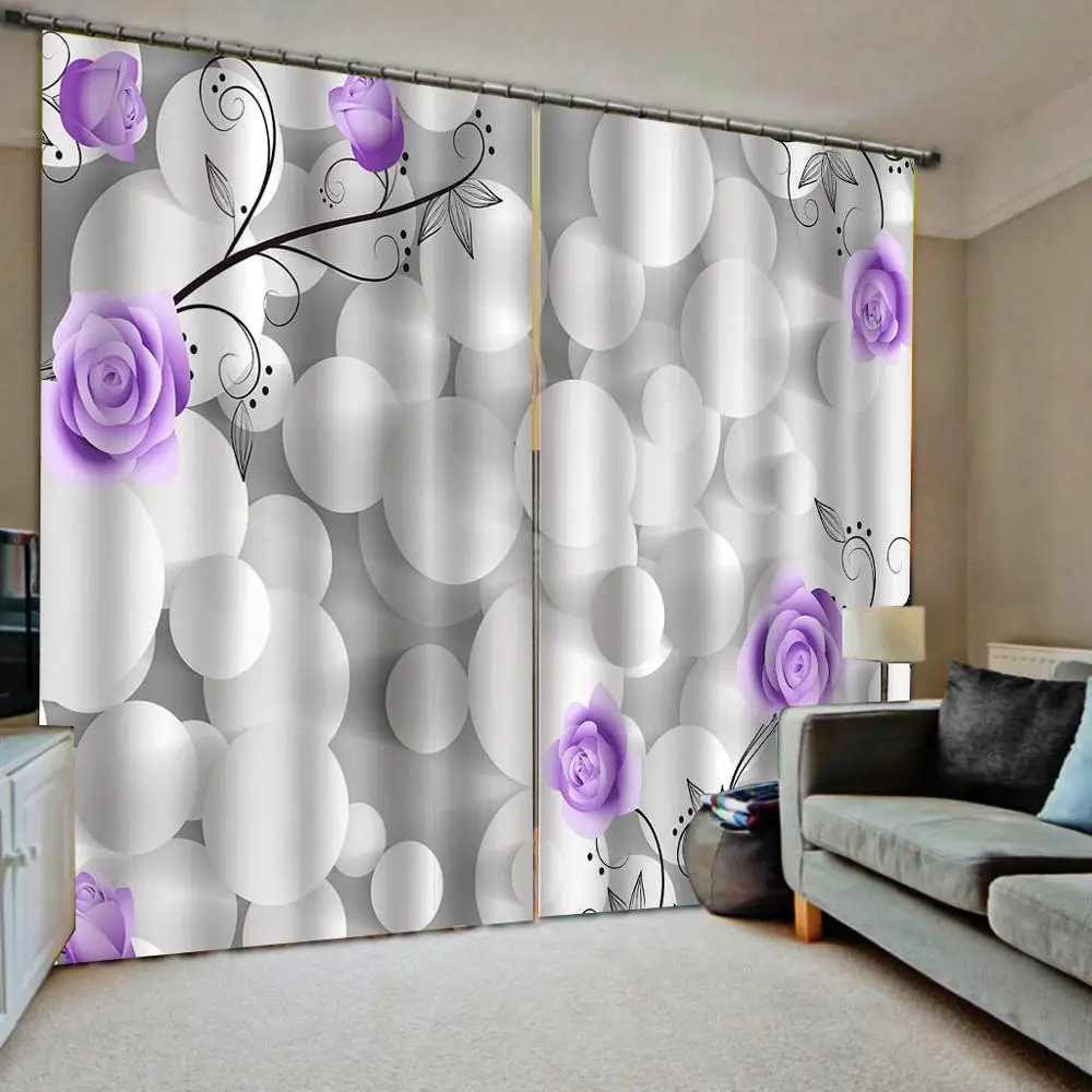 3D stereoscopic Photo Painted 3D Curtain Living room stone purple curtains flower blackout curtain
3D stereoscopic Photo Painted 3D Curtain Living room stone purple curtains flower blackout curtain
