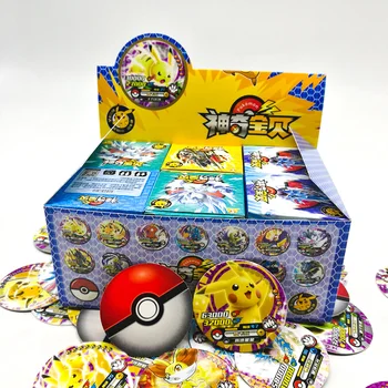 TAKARA TOMY Toys Pokemon Round Cards 288pcs Shining Pikachu Flash Card Collections 12pcs/box 24box/set Board Game for Kids
TAKARA TOMY Toys Pokemon Round Cards 288pcs Shining Pikachu Flash Card Collections 12pcs/box 24box/set Board Game for Kids