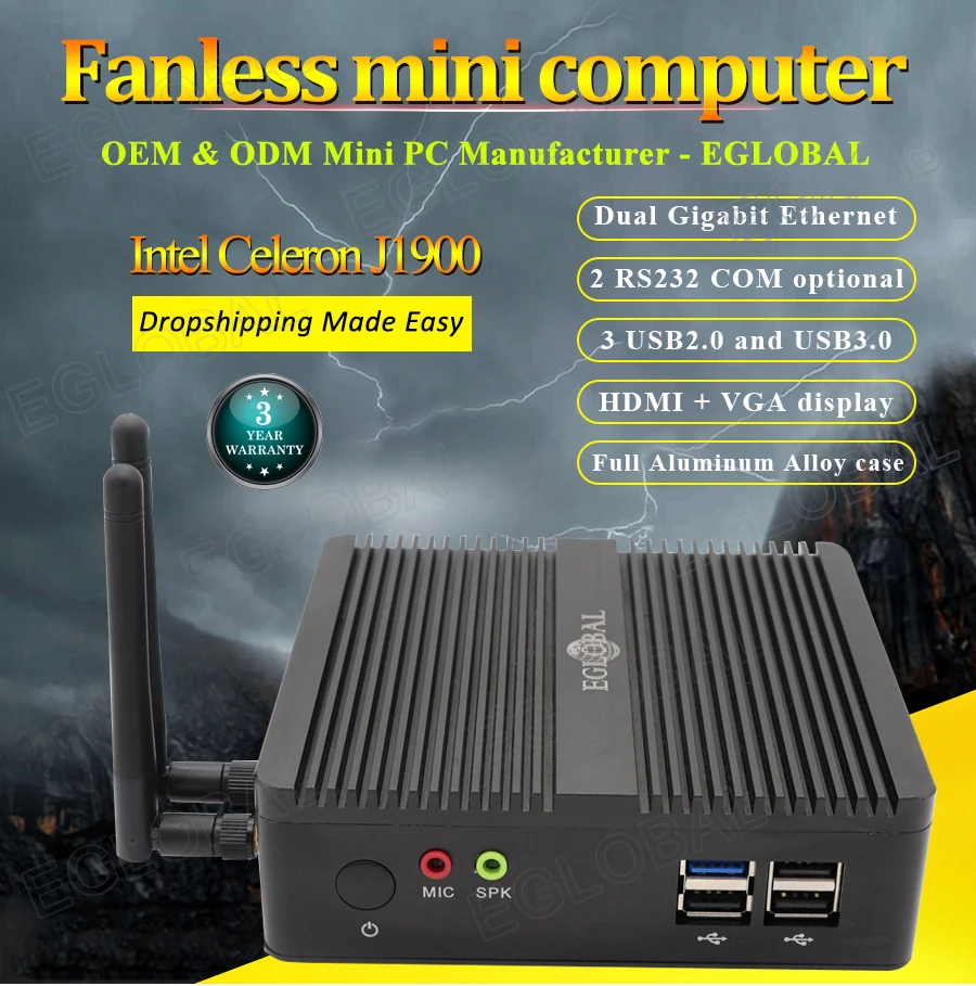 Eglobal 2*Lan 2*COM small ultra Pfsense mini computer quad core intel celeron J1900 N3160 Win 7 10 fanless firewall serverminipc
Eglobal 2*Lan 2*COM small ultra Pfsense mini computer quad core intel celeron J1900 N3160 Win 7 10 fanless firewall serverminipc