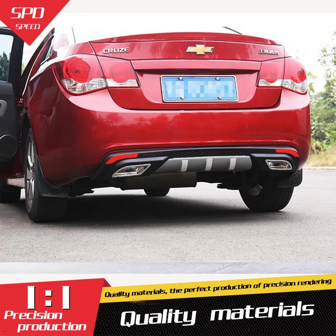 Для Cruze задний спойлер ABS бампер диффузор защитные бамперы для Body kit 2009 2013|rear spoiler