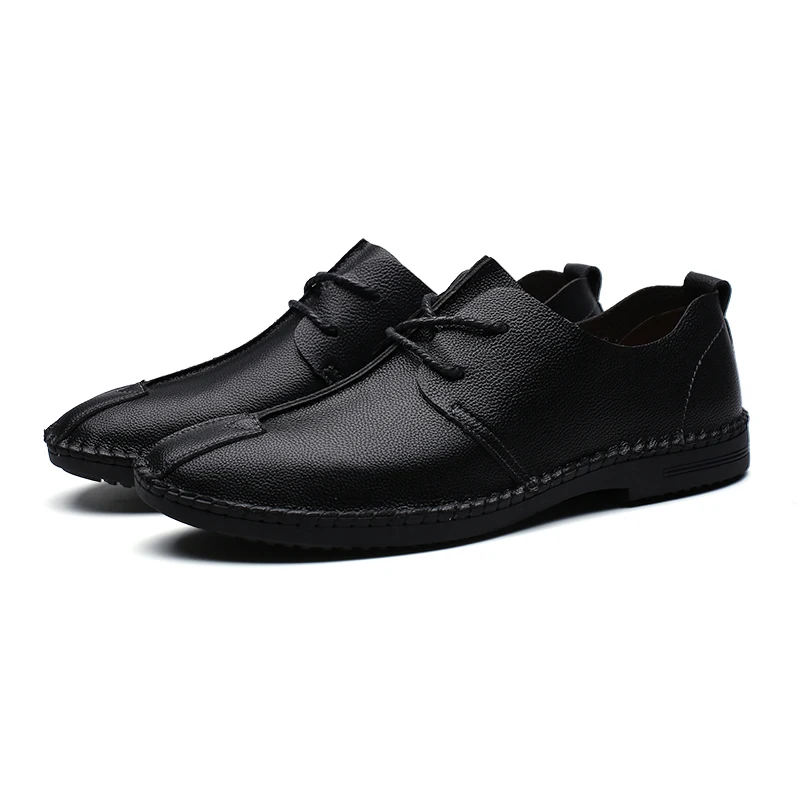 EUDILOVE New Fashion Oxford Business Men Peas Shoes Genuine Leather High Quality Soft Casual Breathable Men's Flats Shoes *20181
EUDILOVE New Fashion Oxford Business Men Peas Shoes Genuine Leather High Quality Soft Casual Breathable Men's Flats Shoes *20181