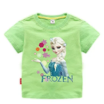 Frozen Elsa Princess Pattern Child Girl Summer Short-Sleeved T-shirt Cotton Pink Red Blue Black Casual Cute Kid's T-shirt
Frozen Elsa Princess Pattern Child Girl Summer Short-Sleeved T-shirt Cotton Pink Red Blue Black Casual Cute Kid's T-shirt