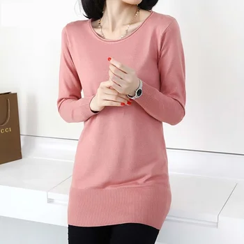 2019 High quality Cotton Sweater Women Sweater Knit Top Sweater Autumn winter Female Oversized Sweater Pullover кофта женская
2019 High quality Cotton Sweater Women Sweater Knit Top Sweater Autumn winter Female Oversized Sweater Pullover кофта женская