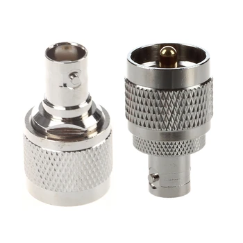 1Pcs N Type Male Jack To BNC Female Plug Straight Connector & 2Pcs RF Coaxial Coax Adapter BNC Female To UHF Male PL259 
1Pcs N Type Male Jack To BNC Female Plug Straight Connector & 2Pcs RF Coaxial Coax Adapter BNC Female To UHF Male PL259
