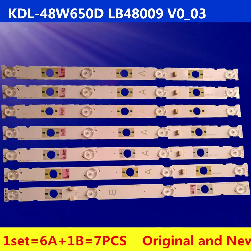 7pcs LED Backlight Lamps strip Sony48"TV KDL-48W650D LB48009 V0_03 M30900 NS6S480DND02 LSY480WN02-301 KDL-48W653 LSY480HN02-F02
7pcs LED Backlight Lamps strip Sony48"TV KDL-48W650D LB48009 V0_03 M30900 NS6S480DND02 LSY480WN02-301 KDL-48W653 LSY480HN02-F02