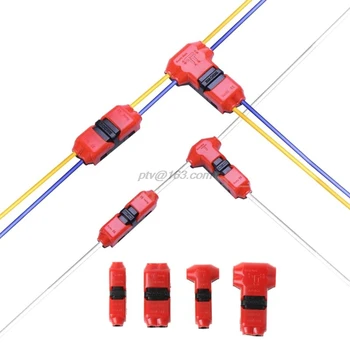 I Type T Single Line Straight Through Two Line Branch Power Supply Wire Stripping Peeling Quick Lock Cover Push Buckle
I Type T Single Line Straight Through Two Line Branch Power Supply Wire Stripping Peeling Quick Lock Cover Push Buckle
