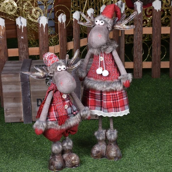 Red Elk Christmas Decorations For Fome Retractable Natal Figures Home Office christmas decoration navidad Dolls Xmas gift
Red Elk Christmas Decorations For Fome Retractable Natal Figures Home Office christmas decoration navidad Dolls Xmas gift