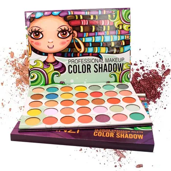 Cute Girl 35 Colors Beauty Glazed Eyeshadow Palette Matte Shimmer Eye Makeup Colorful Eye Shadow Palette Cosmetic
Cute Girl 35 Colors Beauty Glazed Eyeshadow Palette Matte Shimmer Eye Makeup Colorful Eye Shadow Palette Cosmetic