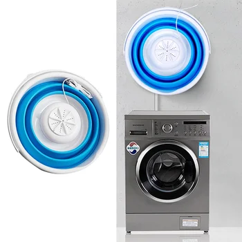 1Pc Wash Machine Practical Automatic Ultrasound Foldable Turbine Washer for Home
1Pc Wash Machine Practical Automatic Ultrasound Foldable Turbine Washer for Home