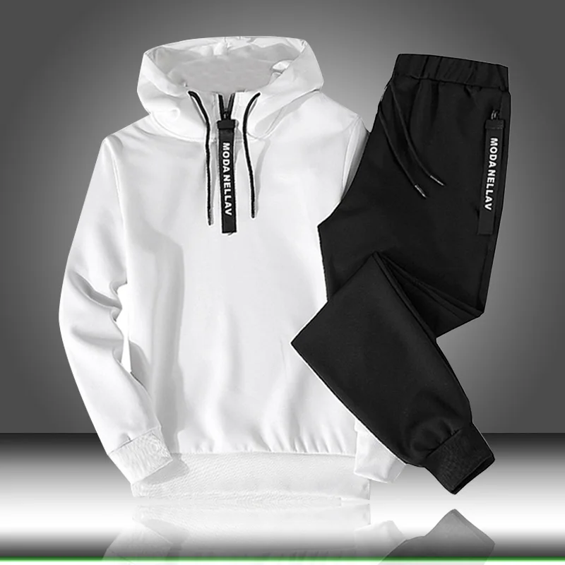 Sets Tracksuit Men Autumn Winter Hooded Sweatshirt Drawstring Outfit Sportswear 2020 Male Suit Pullover Two Piece Set Casual
Sets Tracksuit Men Autumn Winter Hooded Sweatshirt Drawstring Outfit Sportswear 2020 Male Suit Pullover Two Piece Set Casual