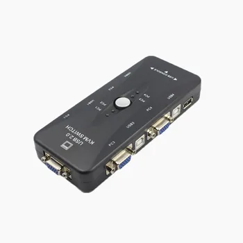 FENIORES Brand KVM Switches New 4-Port USB 2.0 KVM Switch Mouse/Keyboard/VGA Video Monitor 200MHz 1920x1440 Support SVGA VGA
FENIORES Brand KVM Switches New 4-Port USB 2.0 KVM Switch Mouse/Keyboard/VGA Video Monitor 200MHz 1920x1440 Support SVGA VGA