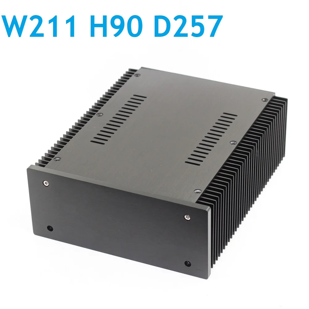 DIY Preamp DAC Class A Case W211 H95 D257 Heat Dissipation Aluminum Chassis Power Amplifier Housing Headphone Amp Enclosure PSU
DIY Preamp DAC Class A Case W211 H95 D257 Heat Dissipation Aluminum Chassis Power Amplifier Housing Headphone Amp Enclosure PSU