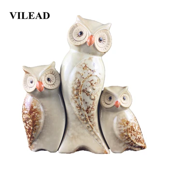 VILEAD 3Pcs/Set Ceramics Owl Figurines Nighthawk Ornaments Creative Animal Miniatures Home Decoration Accessories New Year Decor
VILEAD 3Pcs/Set Ceramics Owl Figurines Nighthawk Ornaments Creative Animal Miniatures Home Decoration Accessories New Year Decor