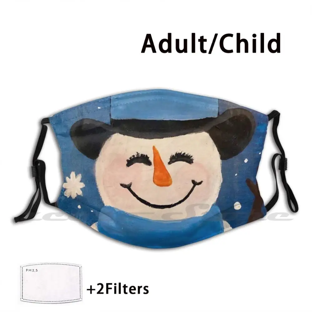 Снеговик моющаяся трендовая индивидуальная фильтрующая маска Pm2.5 снеговик зимняя синяя шапка снежок Снежинка
Снеговик моющаяся трендовая индивидуальная фильтрующая маска Pm2.5 снеговик зимняя синяя шапка снежок Снежинка