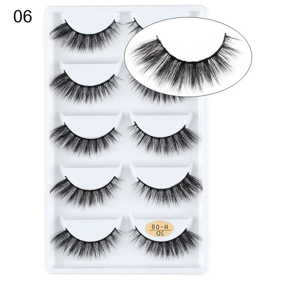5 Pairs Long Makeup Fake Eye Lashes Natural False Eyelashes Dramatic Volume Lashes Makeup Eyelash Extension Tool Handmade
5 Pairs Long Makeup Fake Eye Lashes Natural False Eyelashes Dramatic Volume Lashes Makeup Eyelash Extension Tool Handmade