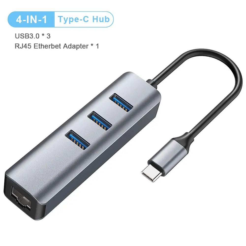New USB C HUB Gigabit Ethernet Rj45 Lan Adapter USB Type C to USB 3.0 HUB 10/100/1000 Network Card for MacBook ChromeBook
New USB C HUB Gigabit Ethernet Rj45 Lan Adapter USB Type C to USB 3.0 HUB 10/100/1000 Network Card for MacBook ChromeBook