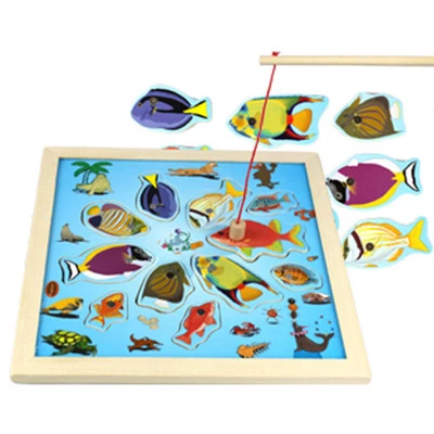 Wooden Magnetic Fishing Toy Educational Toy Puzzle Improve Childrens Hands-on Ability Become Stronger
Wooden Magnetic Fishing Toy Educational Toy Puzzle Improve Childrens Hands-on Ability Become Stronger