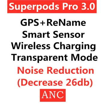 NEW Superpods V3.0 with Positioning Name Change Smart Sensor Wireless charging Noise Reduction Transparent mode free delivery
NEW Superpods V3.0 with Positioning Name Change Smart Sensor Wireless charging Noise Reduction Transparent mode free delivery