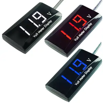 Car Motorcycle 12V Digital LED Voltmeter Voltage Gauge Detector Meter With Reverse Connection Protection
Car Motorcycle 12V Digital LED Voltmeter Voltage Gauge Detector Meter With Reverse Connection Protection