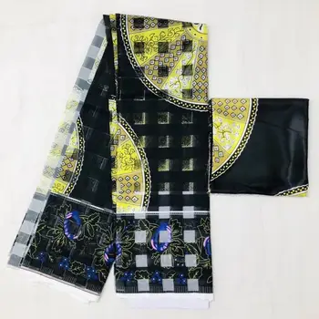 Latest design silk fabric organza fabric hot african fabric ankara african wax print fabric+organza ribbon silk for dress BLACK
Latest design silk fabric organza fabric hot african fabric ankara african wax print fabric+organza ribbon silk for dress BLACK