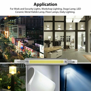 Cold White Safety Replacement Bulb Studio Lighting WIDELY APPLICATION Durable Security Light R7S LED Bulb Double Ended
Cold White Safety Replacement Bulb Studio Lighting WIDELY APPLICATION Durable Security Light R7S LED Bulb Double Ended