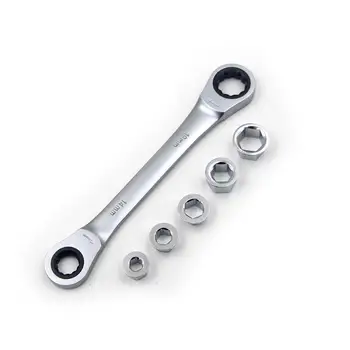 7pcs/set 7 in 1 High Torque Ratchet Wrench Multi-function Quick Release Square Head Spanner Socket Drive Hand Tool
7pcs/set 7 in 1 High Torque Ratchet Wrench Multi-function Quick Release Square Head Spanner Socket Drive Hand Tool