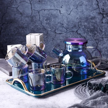 Colorful glass pot body household cold kettle fashion pattern printed glass coffee pot tea pot heat resistant glass blow
Colorful glass pot body household cold kettle fashion pattern printed glass coffee pot tea pot heat resistant glass blow