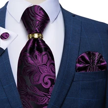 Luxury Purple Silk Ties For Men Fashion Wedding Neck Tie Gifts For Men Accessories Cufflinks Handkerchief Tie Ring Tie Set
Luxury Purple Silk Ties For Men Fashion Wedding Neck Tie Gifts For Men Accessories Cufflinks Handkerchief Tie Ring Tie Set