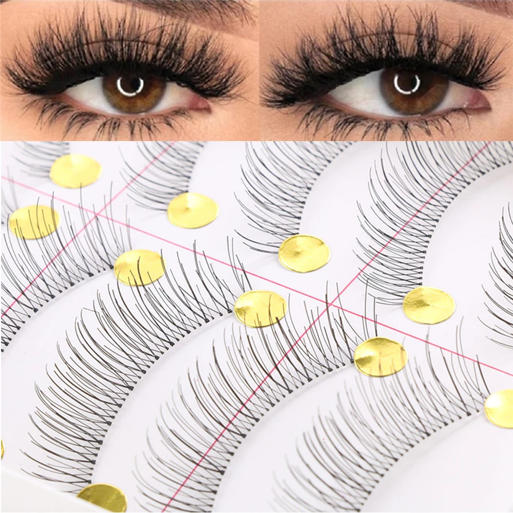 10 Pairs Mink Eyelashes 3D False lashes Thick Crisscross Makeup Eyelash Extension Natural Volume Soft Fake Eye Lashes
10 Pairs Mink Eyelashes 3D False lashes Thick Crisscross Makeup Eyelash Extension Natural Volume Soft Fake Eye Lashes
