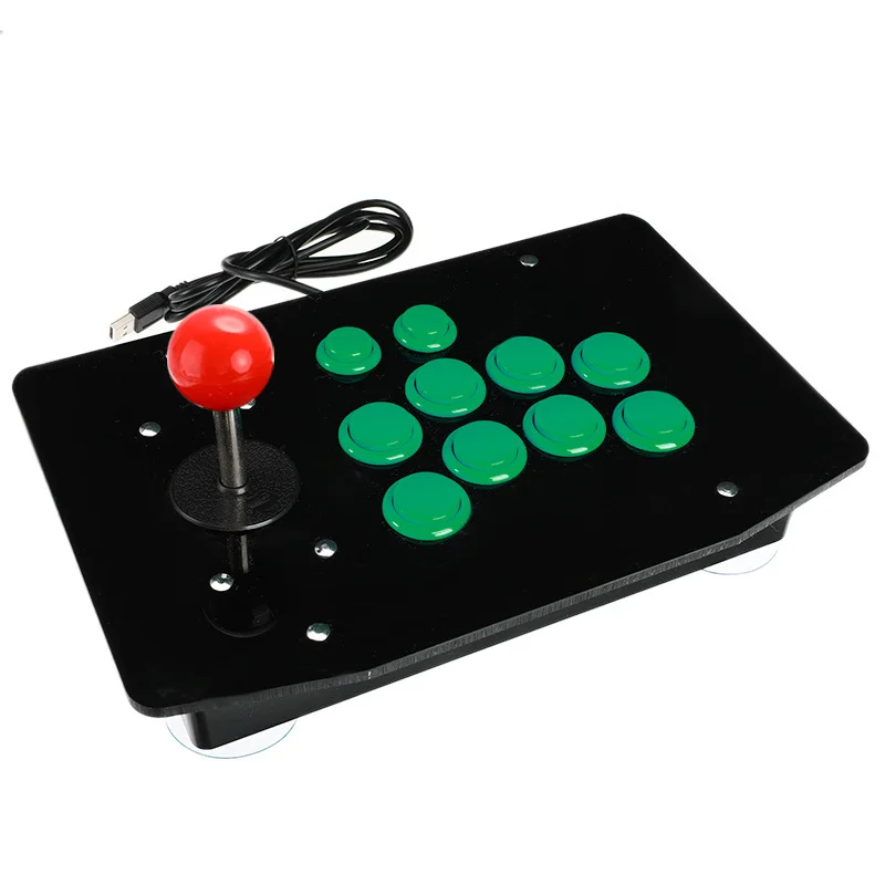 Cewaal Zero Delay USB Arcade Game Video Game 8 Directions Stick Joystick Controller For PC Android