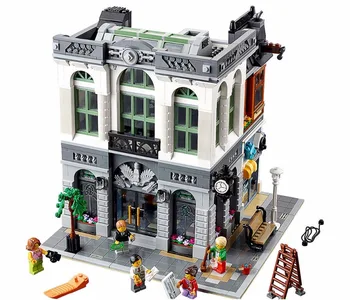 15001 Brick Bank Creator Series City Street Model 2413Pcs Building Blocks Bricks Toys Compatible with 10251 Gift For Children
15001 Brick Bank Creator Series City Street Model 2413Pcs Building Blocks Bricks Toys Compatible with 10251 Gift For Children