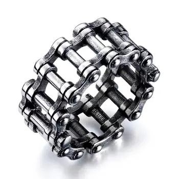 Stainless steel ring men rings for men luxury brand fashion trend black Titanium Steel ring retro personality Locomotive chain
Stainless steel ring men rings for men luxury brand fashion trend black Titanium Steel ring retro personality Locomotive chain