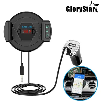 New Multi Functions Bluetooth 4.1 FM Transmitter and Car Charger Handsfree MP3 Music Audio Player with Car Mobilephone Holder 
New Multi Functions Bluetooth 4.1 FM Transmitter and Car Charger Handsfree MP3 Music Audio Player with Car Mobilephone Holder